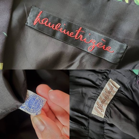 60s/70s Pauline Trigere for Neiman Marcus Black & - Picture 6 of 8